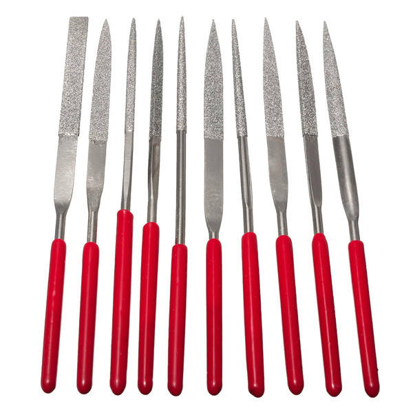 10pcs Diamond File Needle Handle Files Abrasive Tool