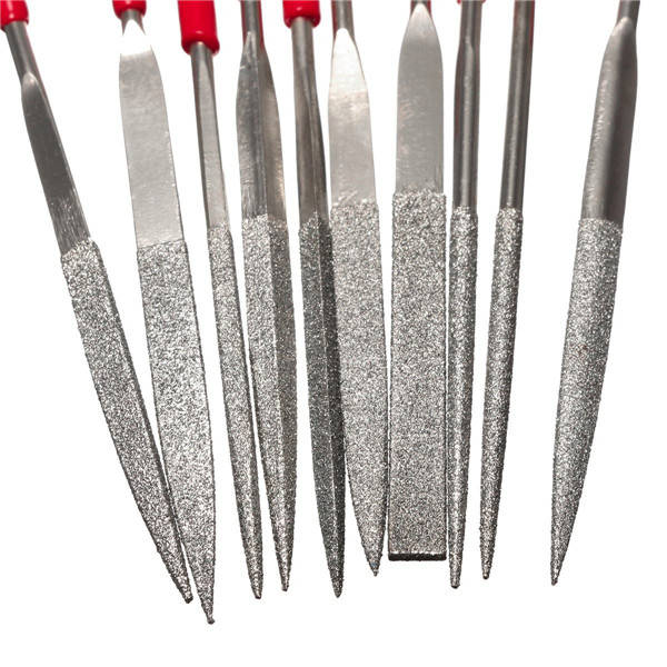 10pcs Diamond File Needle Handle Files Abrasive Tool