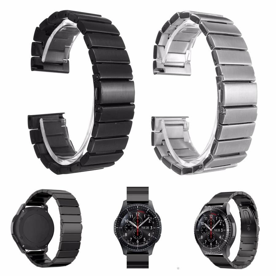 Stainless Steel Metal Watch Band Strap Bracelet For Samsung Gear S3 Frontier