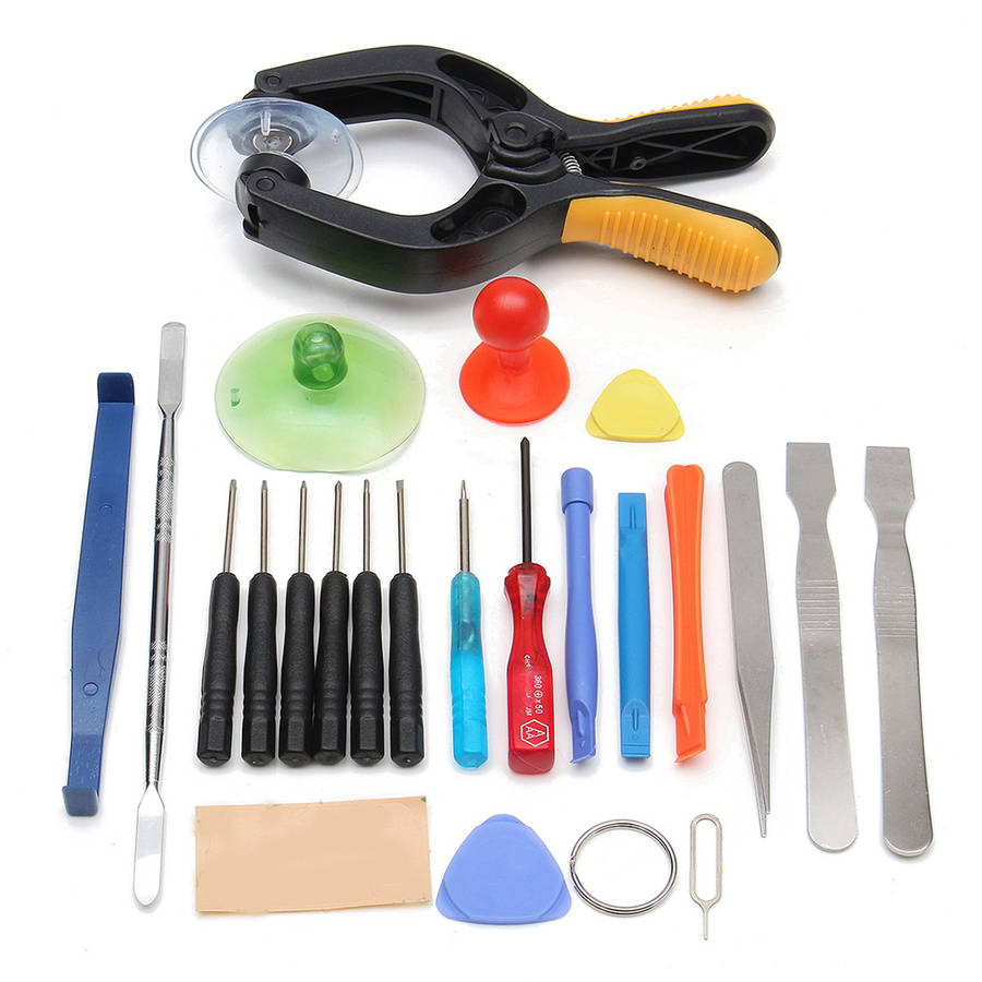 22 in 1  LCD Screen Opening Tool Plier Suction Cup Pry Spudger Phone Repair Kit Set
