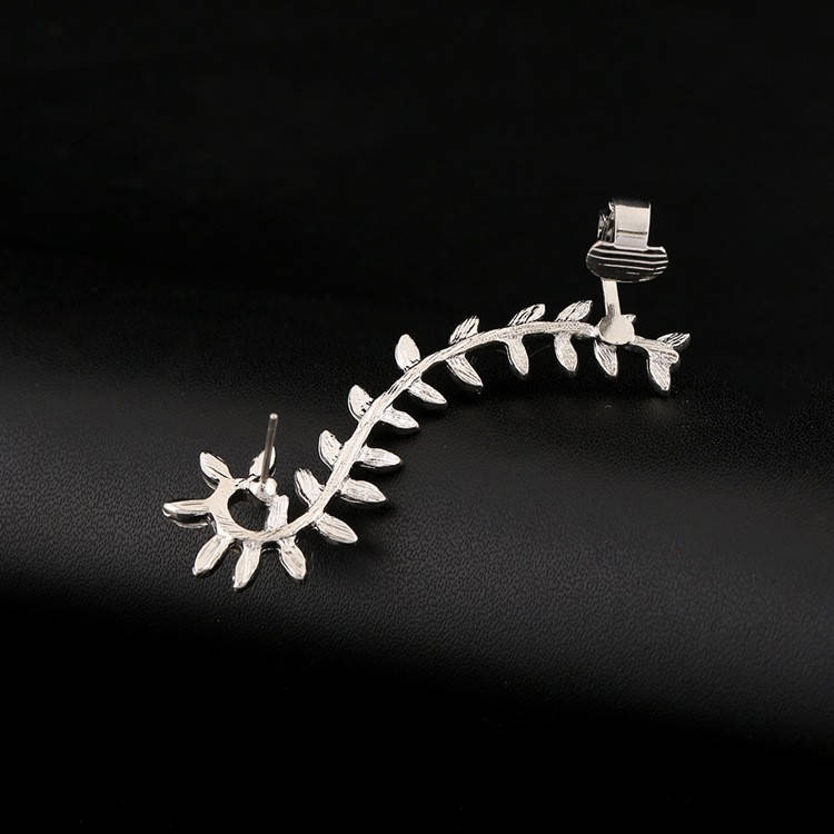 Leaf Crystal Earring