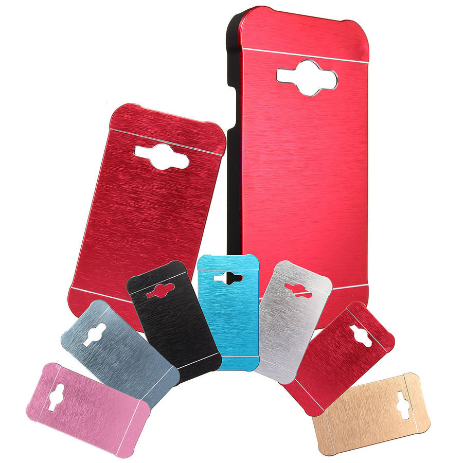 Luxury Slim Brushed Aluminium Metal Case Back Cover For Samsung Galaxy J1 Ace