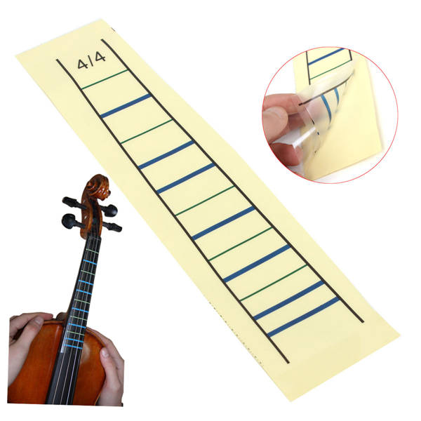 Violin Fretboard Sticker Tape Fiddle Fingerboard Chart Finger Marker For 4/4 Violin