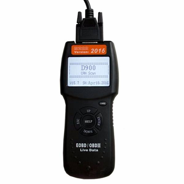 Car OBD2 EOBD CAN Fault Code Reader Scanner D900 Diagnostic Scan Tool