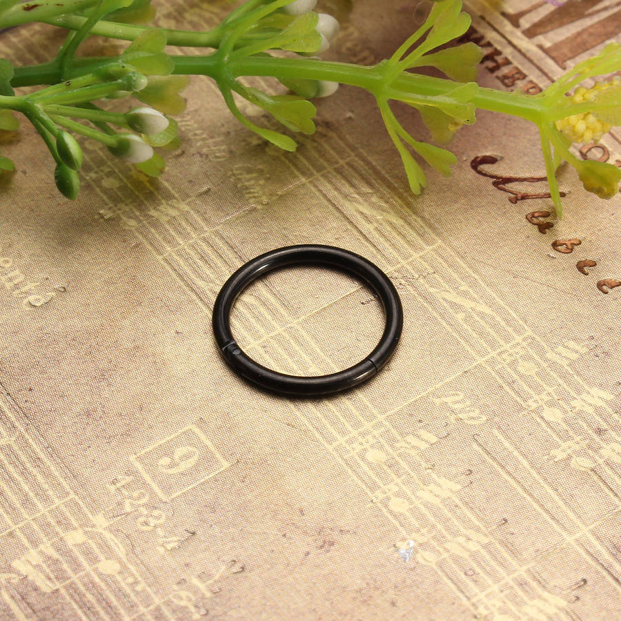 10mm Stainless Steel Hoop Ring Ear Lip Nose Septum Segment Body Jewelry