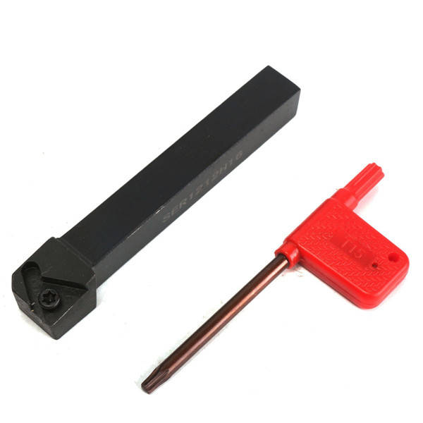 SER1212H16 12x100 Threading Turning Tool Holder with 4pcs 16ER AG60 Inserts