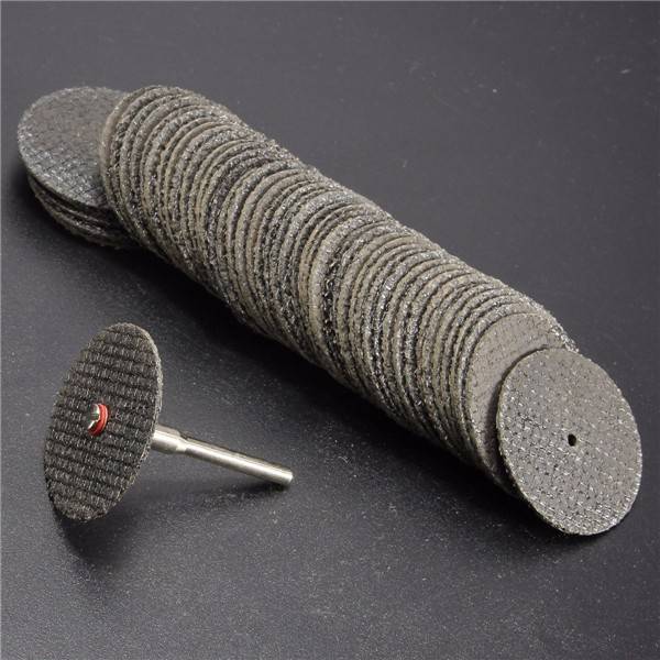 100pcs 1/8 Inch Mandrel Fiberglass Reinforced Cut Off Wheel for Dremel