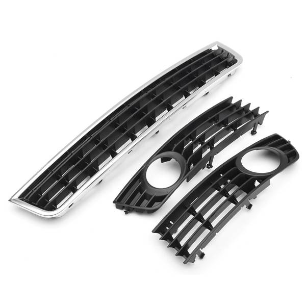 Car Fog Light Grill Bumper Center Right Light for Audi 2002-2005 A4 B6 Sedan