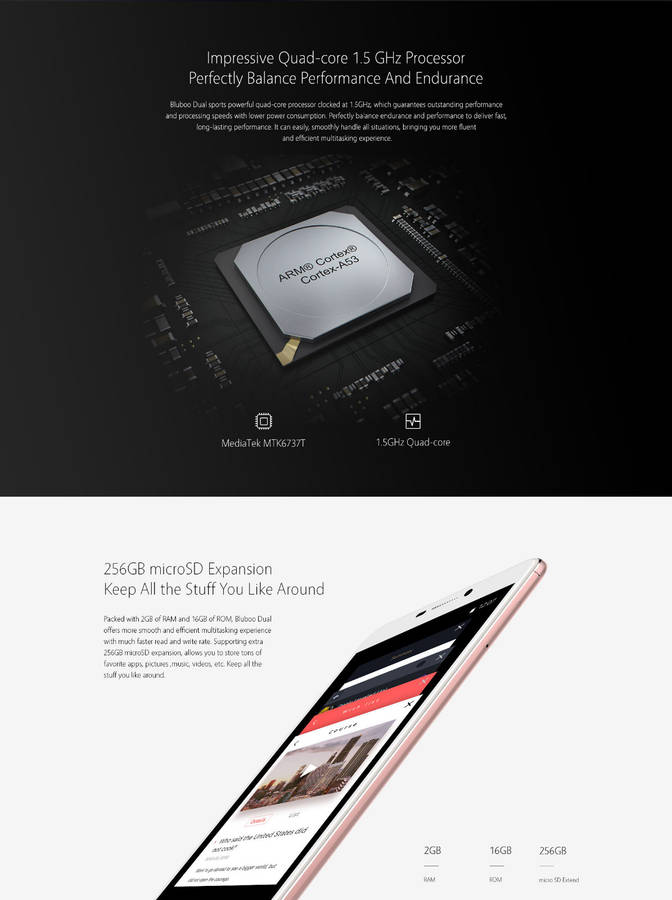 BLUBOO Dual smartphone