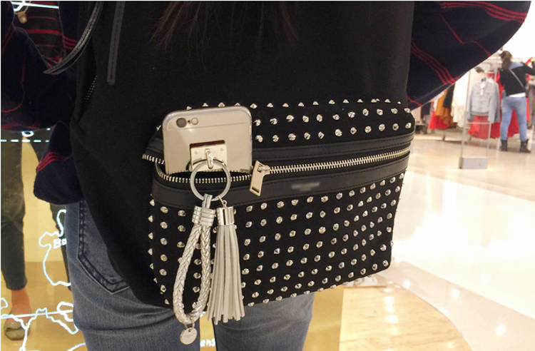 TPU Edge Shockproof Tassel Ornament Mirror Back Case Cover for Samsung Galaxy S7 Edge G9350