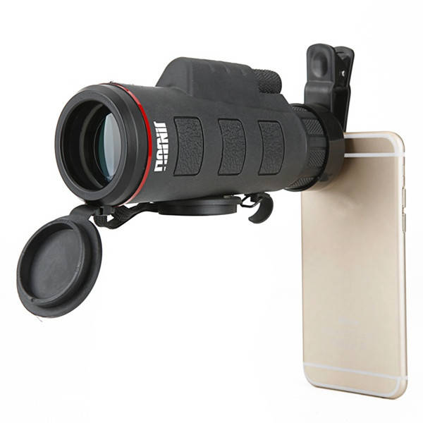 JINJULI 35X50 HD High Power Universal Clip Mini Monocular Telescope Lens For Smartphone