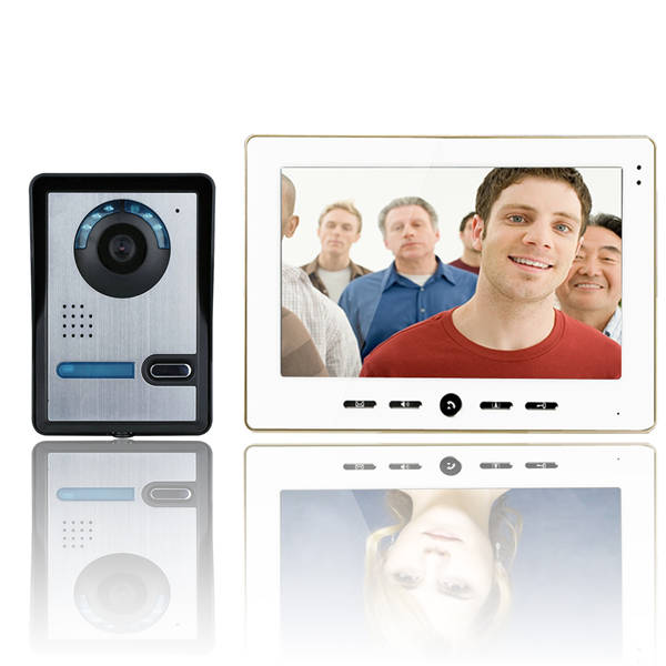 ENNIO SY1002FA11 10 Inch Video Door Phone Doorbell Intercom Kit 1-Camera 1-Monitor Night Vision