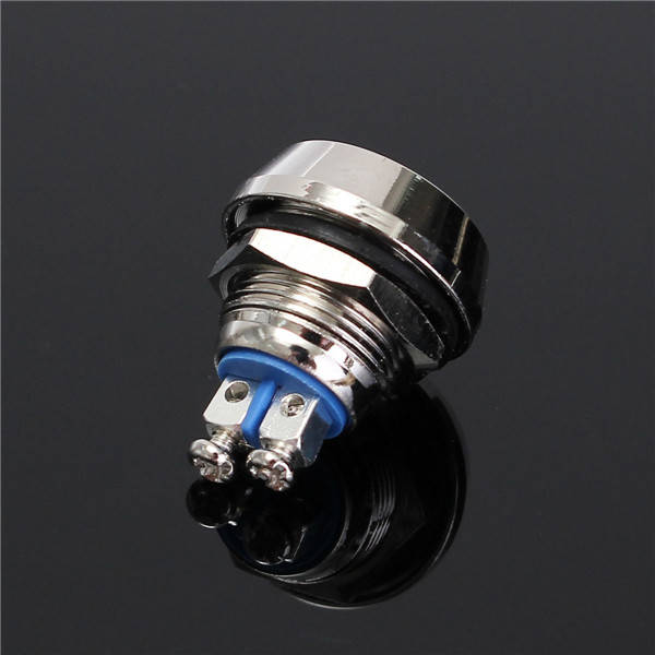 3A 250VAC 12mm Momentary Button Waterproof Push Switch