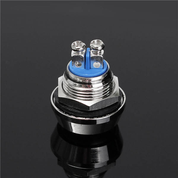 3A 250VAC 12mm Momentary Button Waterproof Push Switch
