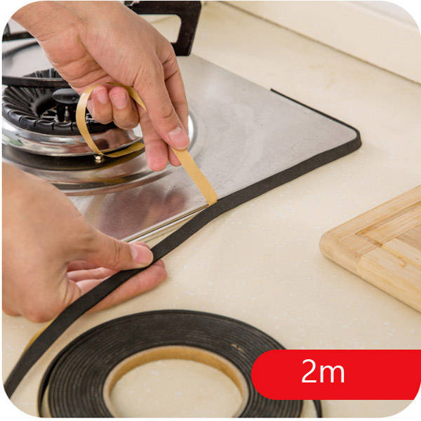 Gas Stove Cooker Slit Antifouling Strip Sealing Tape Sealing Strip Kitchen Tool
