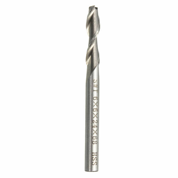 6mm 2 Flute HSS End Mill Cutter 