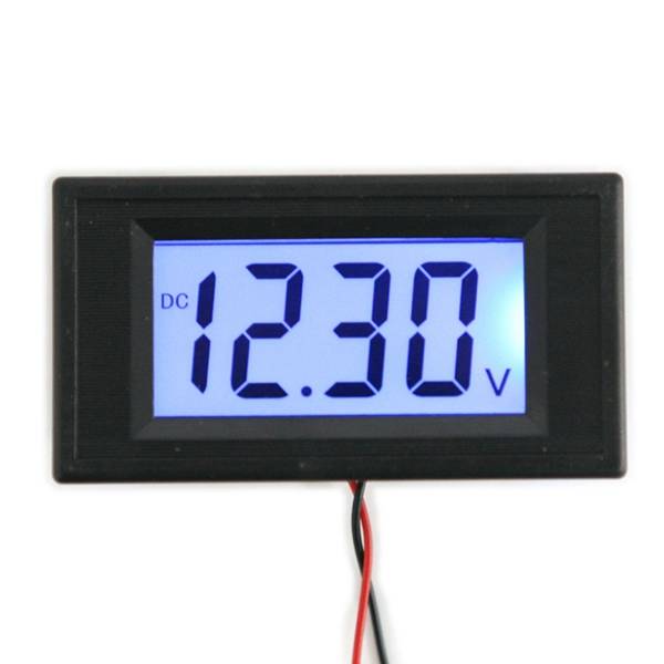 DC 7.5-20V Blue LCD Display 4 Digits Digital Panel Volt Meter VoltMeter Module
