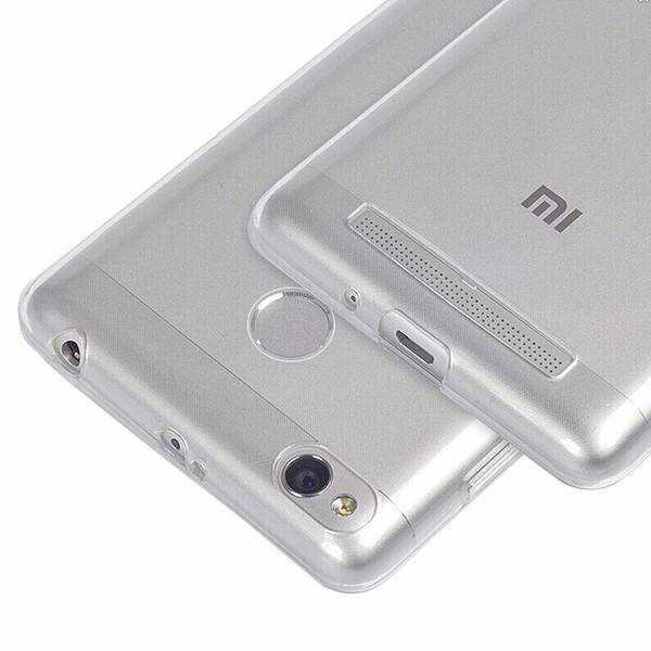 Ultra-slim Soft TPU Transparent 5-inch Back Case Cover For Redmi 3 Pro Redmi 3S
