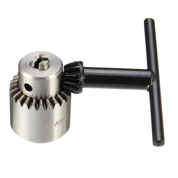 0.3-4mm Electric Drill Chuck Adaptor Rotary Tool Grinder Folder Shaft with Key