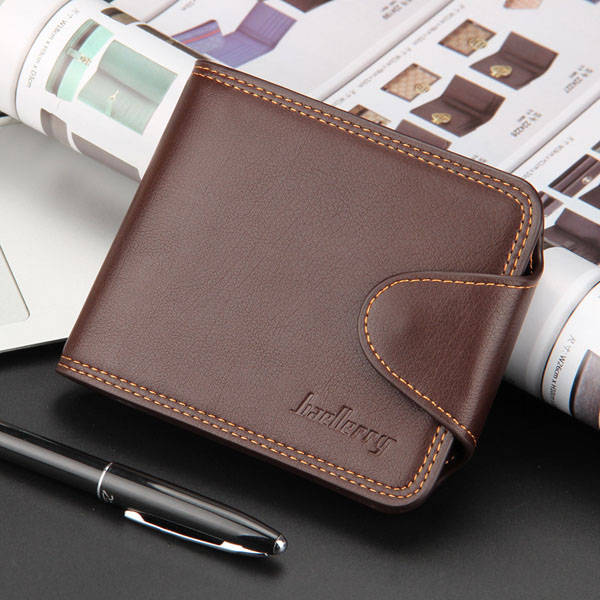 Men Wallet, Business Casual Zipper, Short Card Holder Wallet