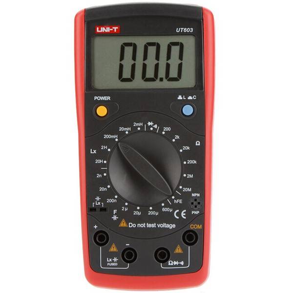 UNI-T UT603 Digital  LCD Modern Inductance Capacitance Meter Tester LCR Meter Capacitor Ohmmeter wi