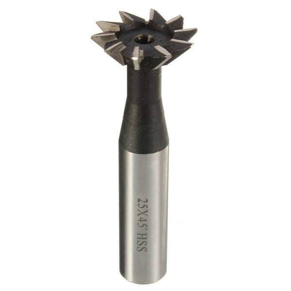 45 Degree 10-35mm HSS Dovetail Cutter