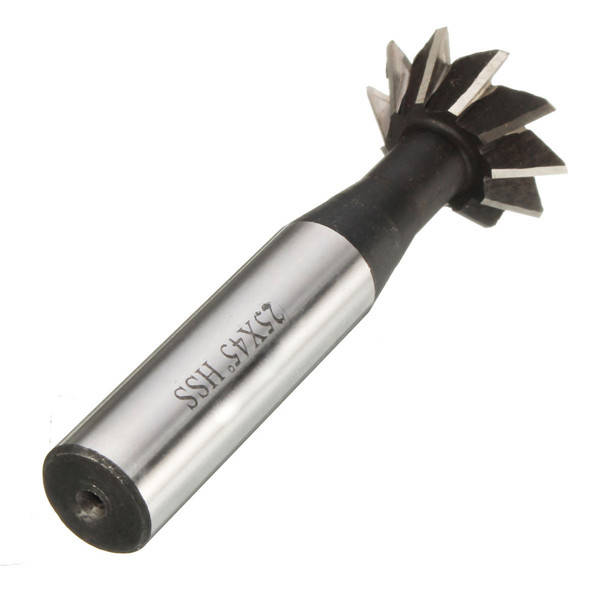 45 Degree 10-35mm HSS Dovetail Cutter