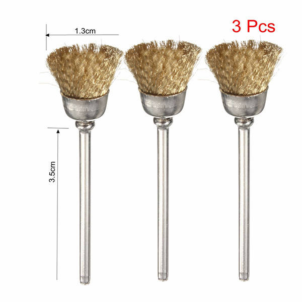 24pcs 1/8 Inch Shank Mini Wire Brushes Set for Dremel