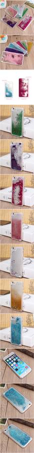 Dynamic Liquid Glitter Stars Quicksand Hard Phone Case Cover For Apple iPhone 6 6 Plus