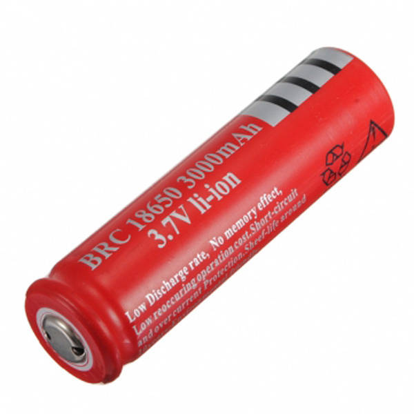 Wholesale 4x UltraFire 18650 3000mAh 3.7V Li-ion Rechargeable Battery Red