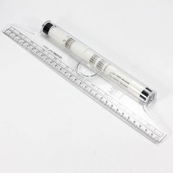 Clear Metric Parallel Multi-purpose Drawing Rolling Ruler