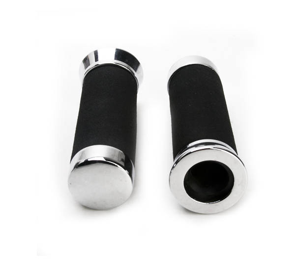 7/8 Inch Motorcycle Black Hand Grips Handlebars