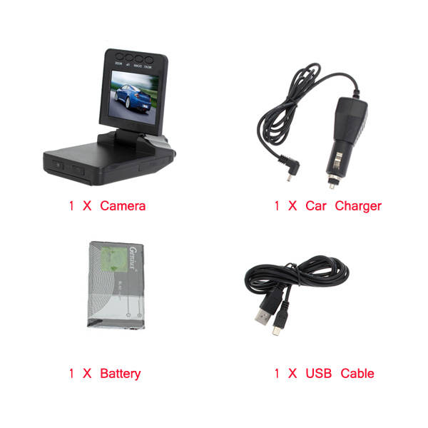 T918 Car DVR Dash Camera Video Recorder 