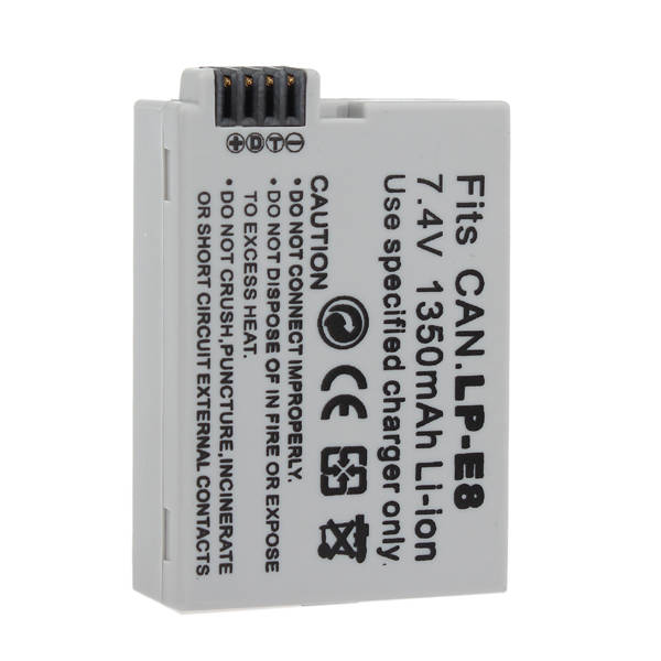 CAN.LP-E8 Rechargeable 1350mAh 7.4V Li-ion Protected Battery