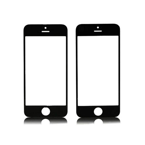 Black Front Glass Protective Touch Screen For iphone 5 5S 5G