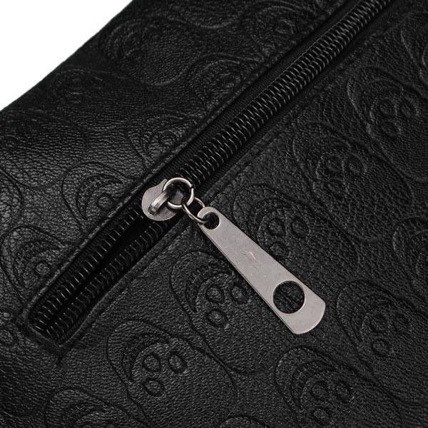 Fashion Punk Style Skulls Rivets Women Envelope Bag Clutch Bag