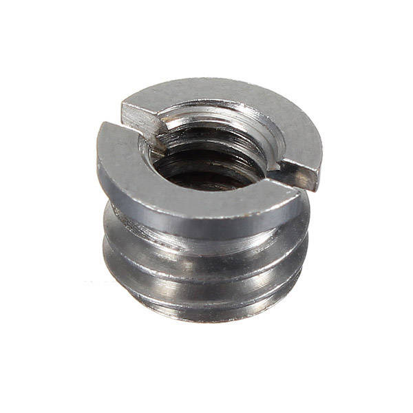Metal 1/4 Inch Female to 3/8 Inch Male Converter Screw Adapter