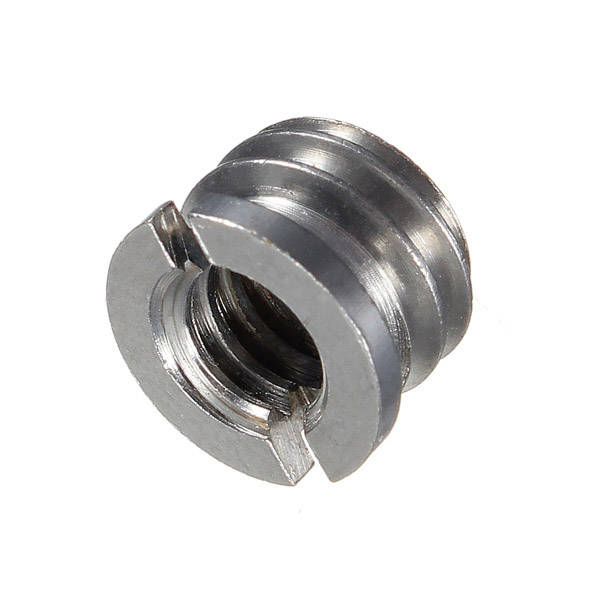 Metal 1/4 Inch Female to 3/8 Inch Male Converter Screw Adapter