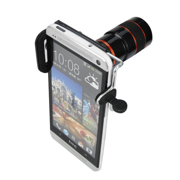 8X Optical Zoom Telescope Camera Lens With Holder For Mobile Phone