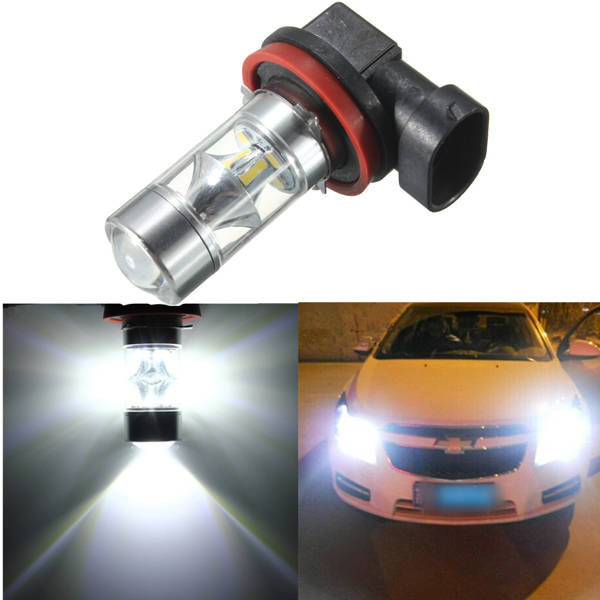 H8 H11 12 SMD 2835 LED Light 60W Car Fog Driving Light Bulb