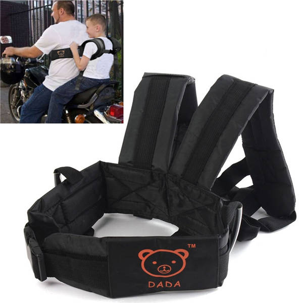Motorcycle Safety Belt Kids Children Electric Bike Safe Strap Carrier