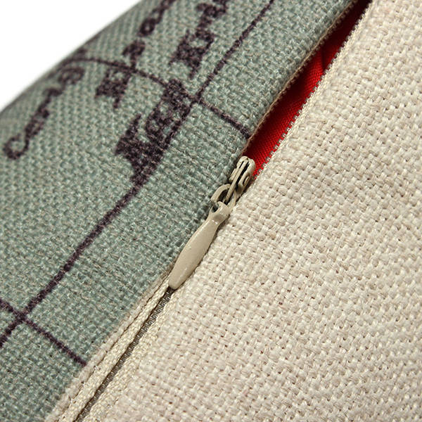 linen retro pillow case