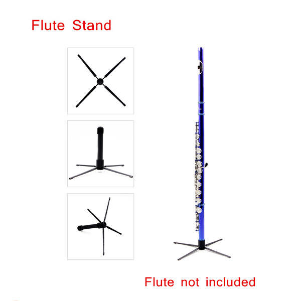 Flute Stand/Tripod Holder with 4 Legs Detachable Portable Design