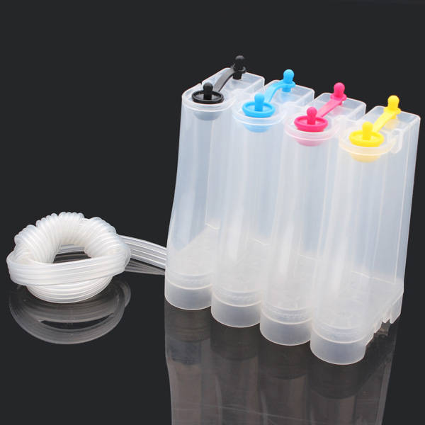 CISS Four Colors DIY Continuous Ink Supply System Empty Suite 80ML For HP Canon