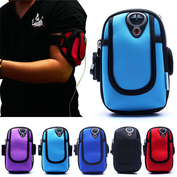 Waterproof Sports Running Arm Band Holder Pouch Case For iPhone 6S Plus Samsung Galaxy S6