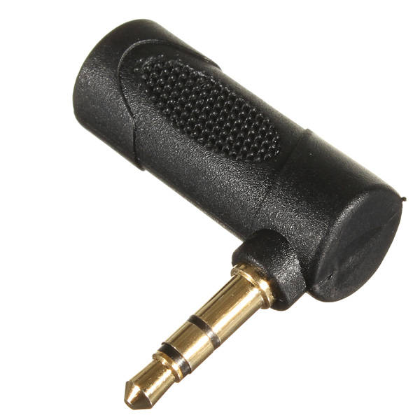 3.5MM Male To Female Stereo Adapter Convertor Plug 90¿¿¿¿¿C L Shape