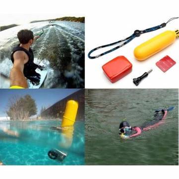 Handheld Bobber Monopod And Floating Mount And 3M Adhesive And Screw For Gopro
