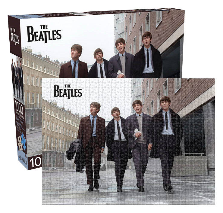 Aquarius - The Beatles Street 1;000-piece Jigsaw Puzzle - Black/white/brown
