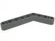 Dark Bluish Gray Technic, Liftarm 1 x 9 Bent (6 - 4) Thick
