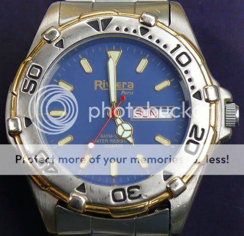 Preowned Riviera watch with TAG HEUER like appearance
